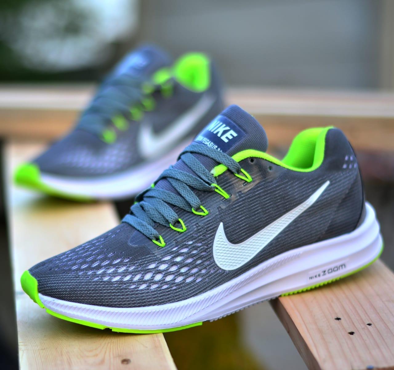 SEPATU IMPORT NIKE545 ZOOM PEGASUS KETS SNEAKERS SPORT FOR MEN NEW ARRIVAL ZMPGS1.0GW NEW VERSION 2019 GREY & WHITE ABU PUTIH UKURAN 39 - 44 SEPATU OLAHRAGA PRIA JOGGING RUNNING GYM STREET WALK FASHION STYLIST TERLARIS BEST SELLER