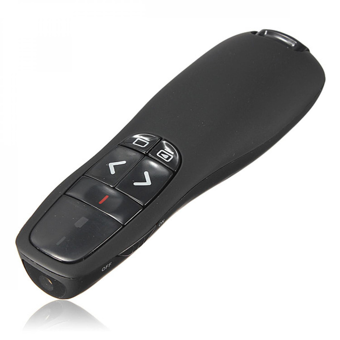 Premium Wireless Presenter R400 Red Laser Pointer 2.4 GHz with Receiver ...