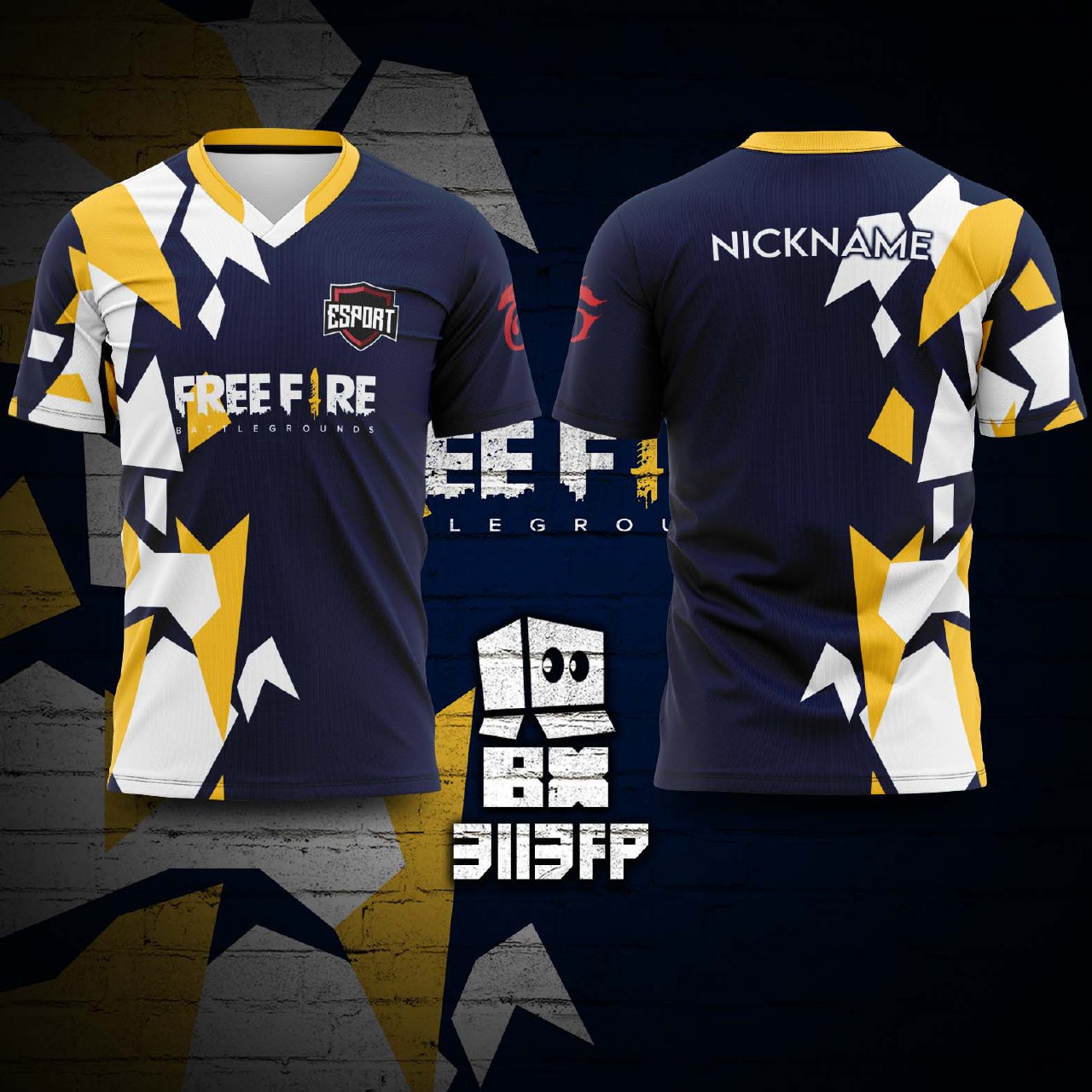 Jersey Game Custom Nick Dan Logo Fullprint T Shirt Esport Baju Game Pubg Cod Ff Bl5053 Lazada Indonesia