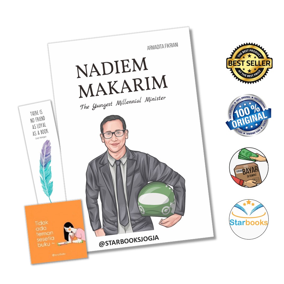 Buku Nadiem Makarim The Youngest Millenial Minister Biografi Brilliant Lazada Indonesia