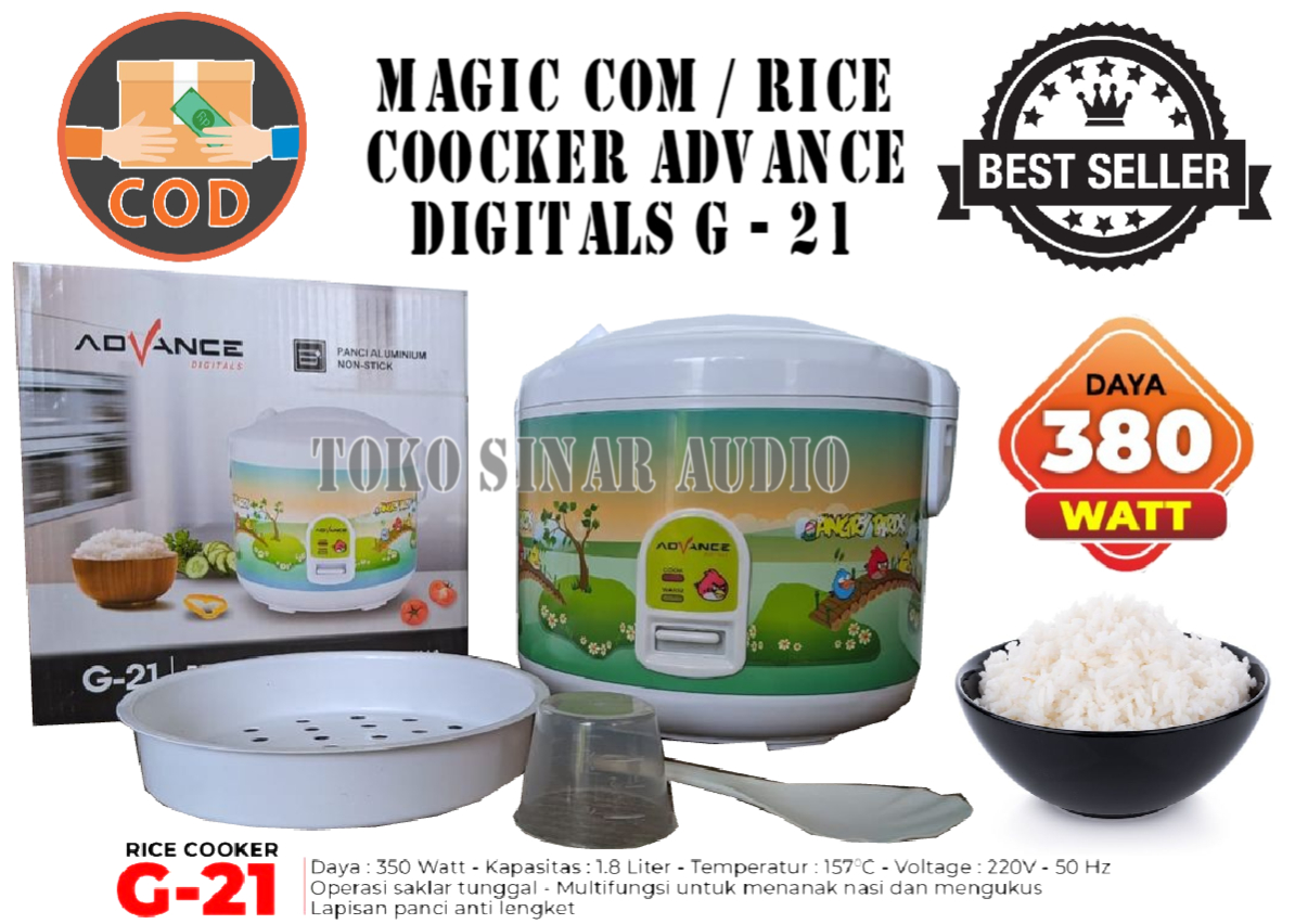 Magic Com ADVANCE G21 Rice Cooker Penanak Nasi Rice Cooker Mejikom