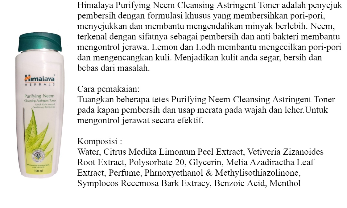 himalaya astringent toner