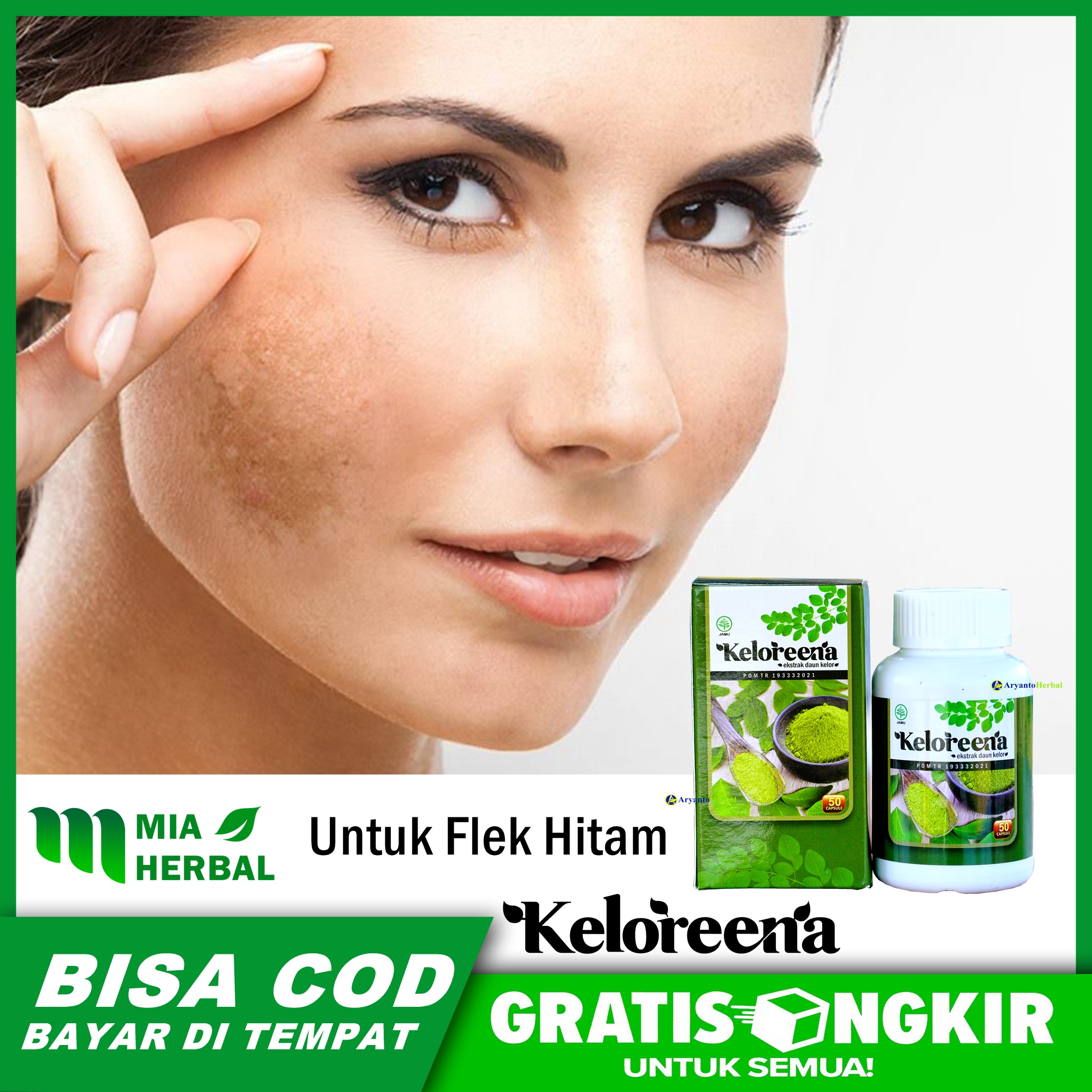 Obat Alami Untuk Flek Hitam Masker Daun Kelor Herbal Penghilang Flek Hilam Solusi