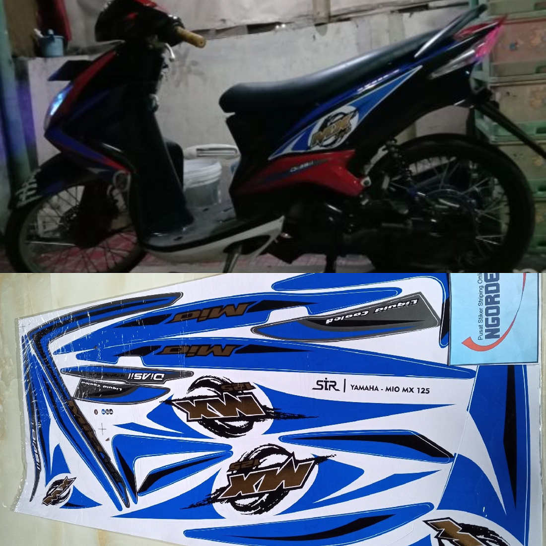 Striping Stiker Lis Variasi Motor Yamaha Xeon RC 125 Thailand 03 Lazada Indonesia