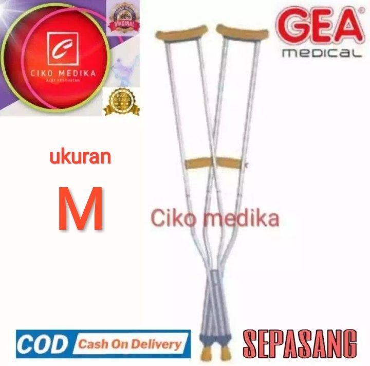 Tongkat ketiak SEPASANG Crutch kruk Alat bantu jalan