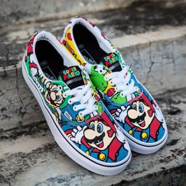 vans mario sneakers