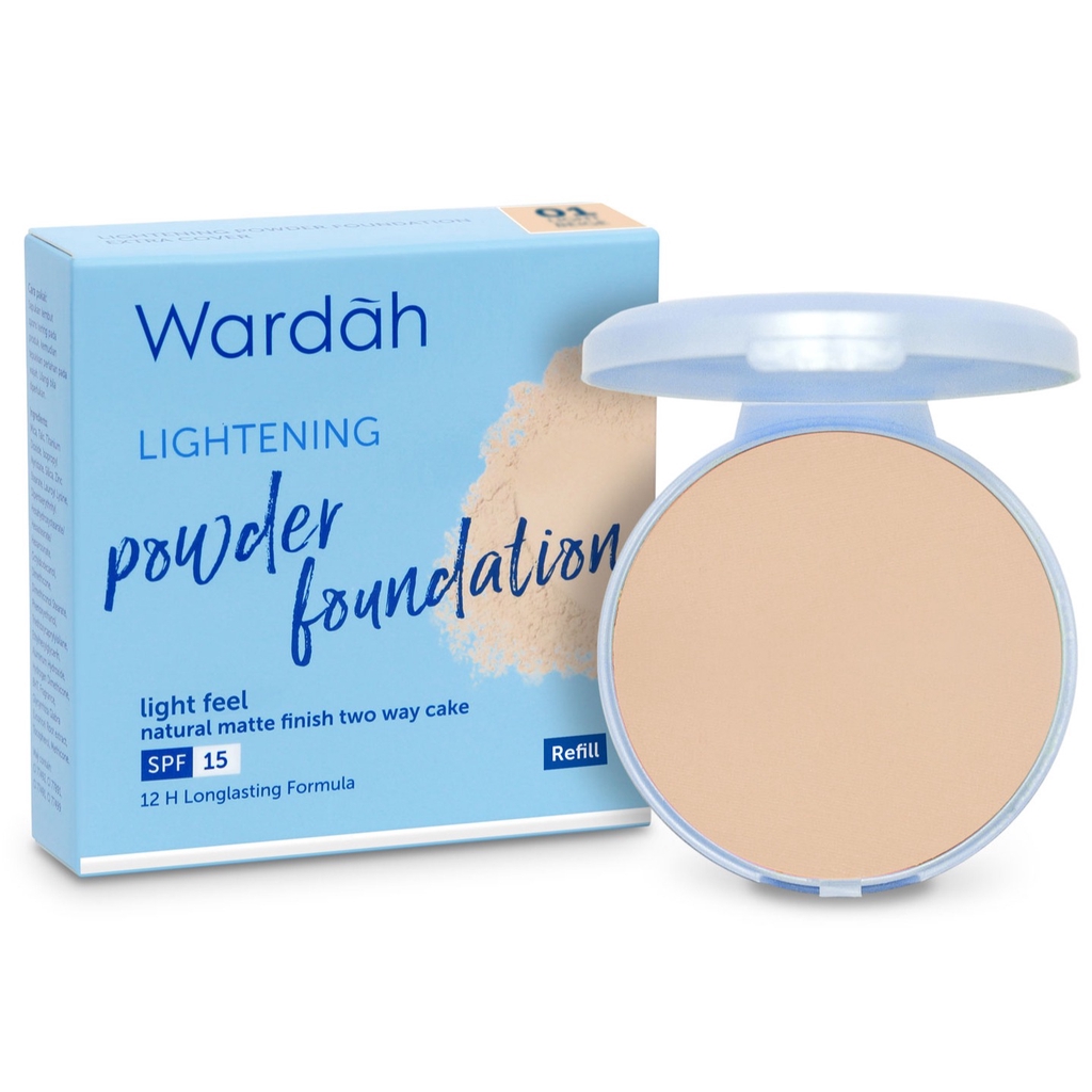 Wardah Refill Lightening Powder Foundation Light Feel Lazada Indonesia