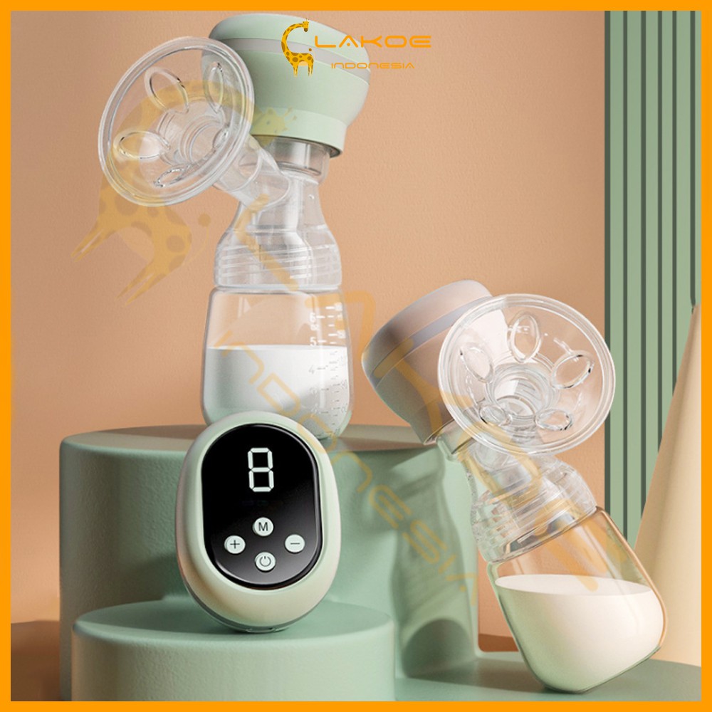 LAKEO [ Rechargeable ] Pompa asi elektrik Single breast pump portable