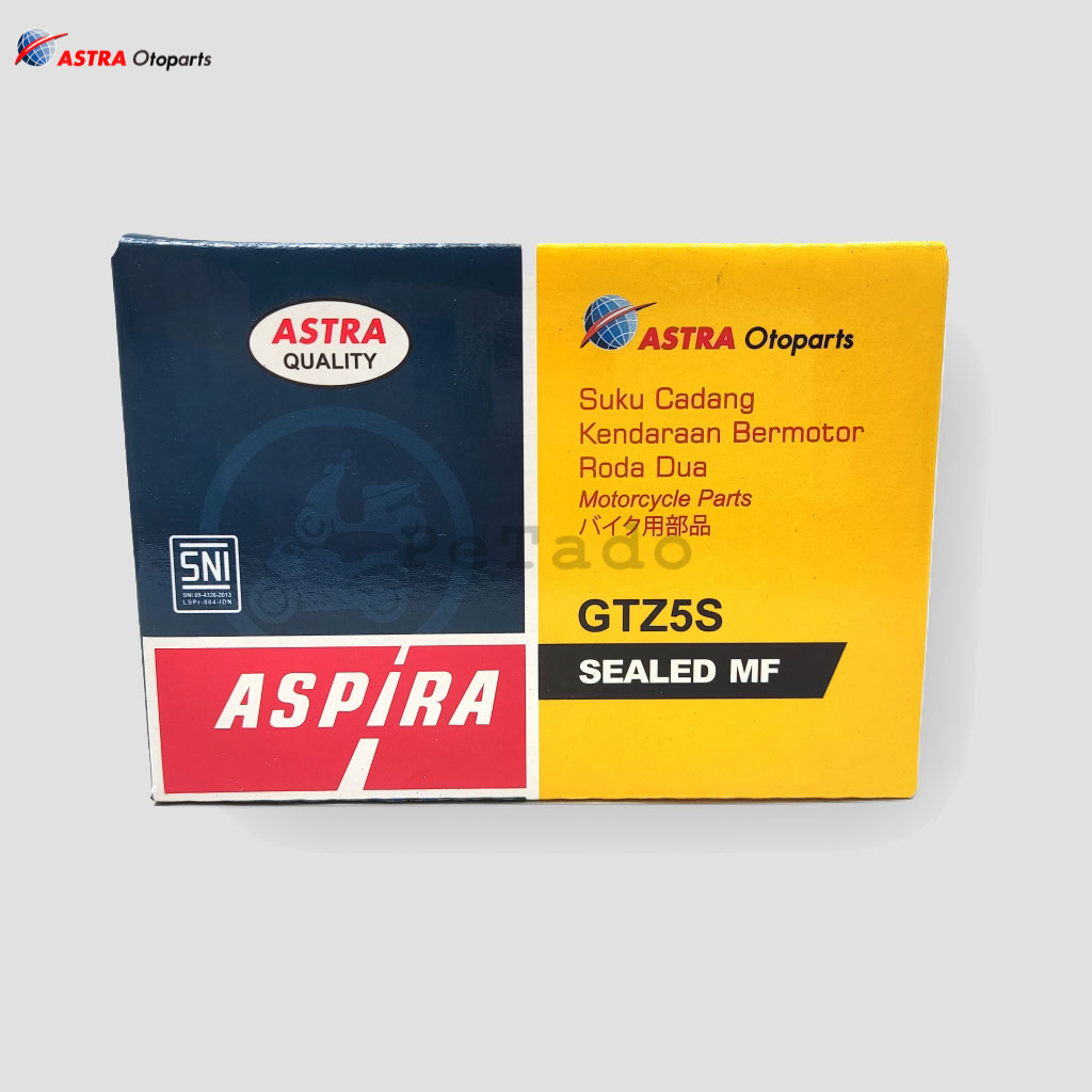 Aki kering Aspira GTZ5S ORIGINAL | Lazada Indonesia