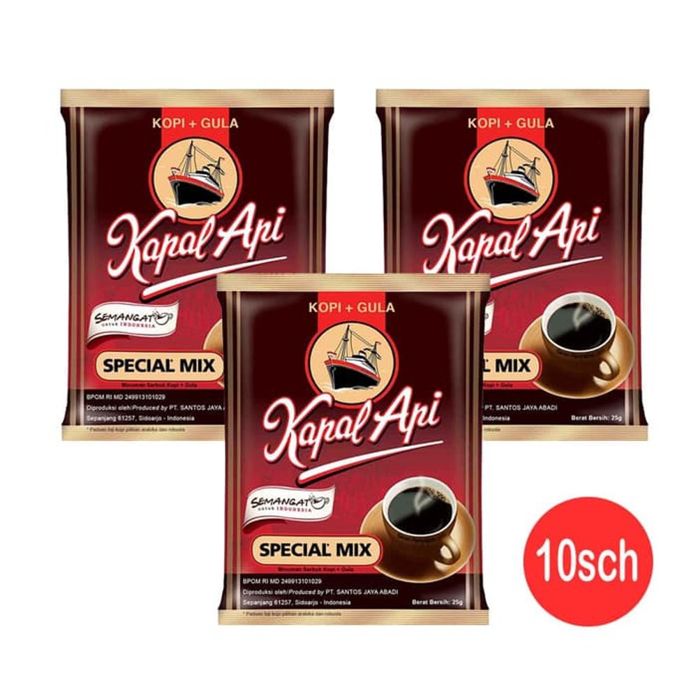 Kopi Kapal Api Special Mix 1 Pak Kopi Hitam Gula 1 Pak Isi 10 Sachet 25gr Lazada Indonesia Kopi Kapal Api Special Mix 1 Pak Kopi Hitam Gula 1 Pak Isi 10 Sachet 25gr Lazada Indonesia