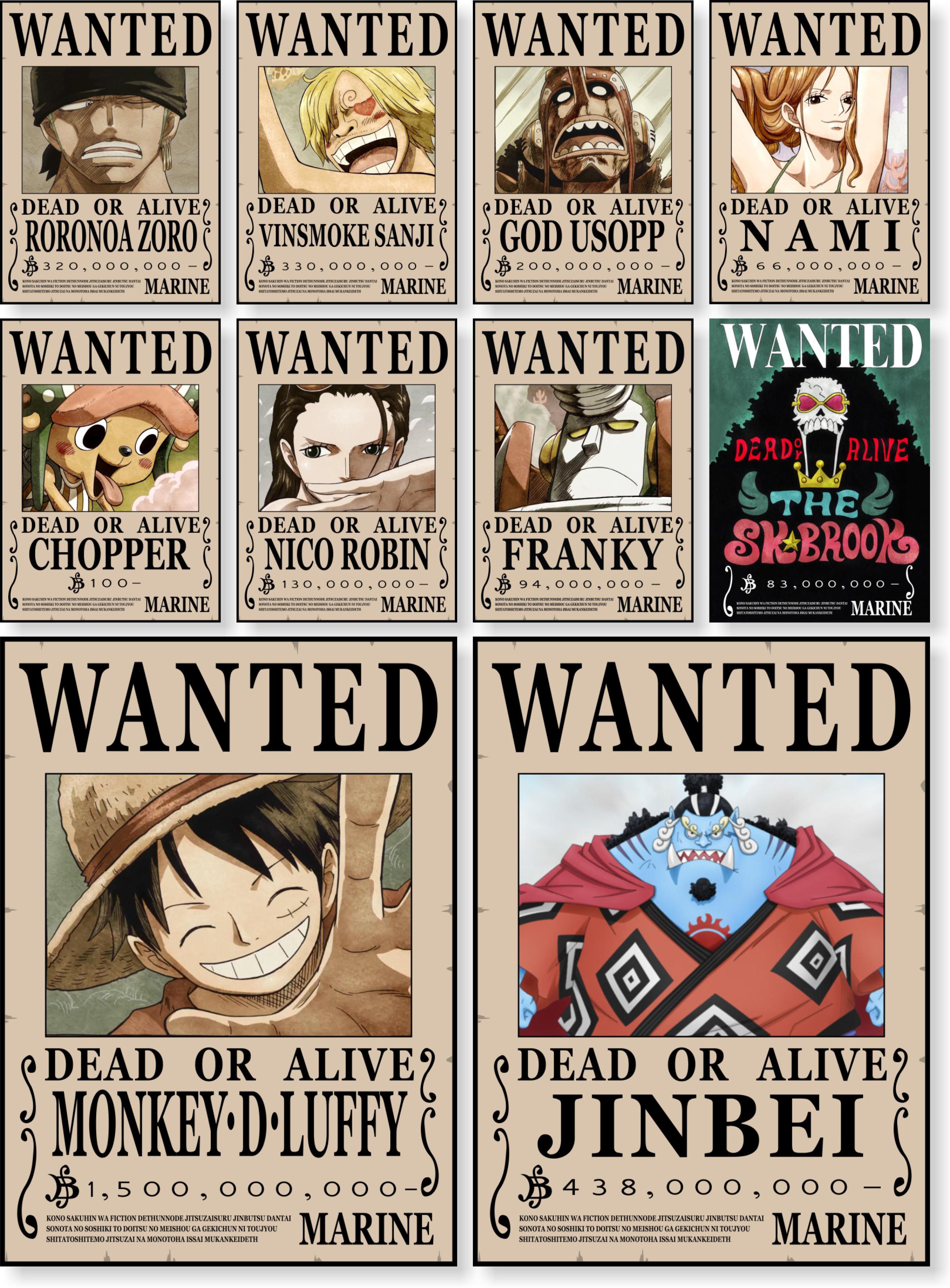 font poster buronan one piece