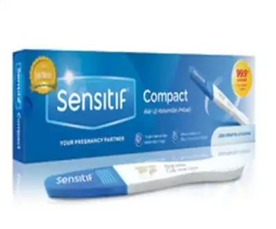 SENSITIF COMPACT uji kehamilan / sensitif tes pack / alat uji kehamilan / test pack - 1 PCS