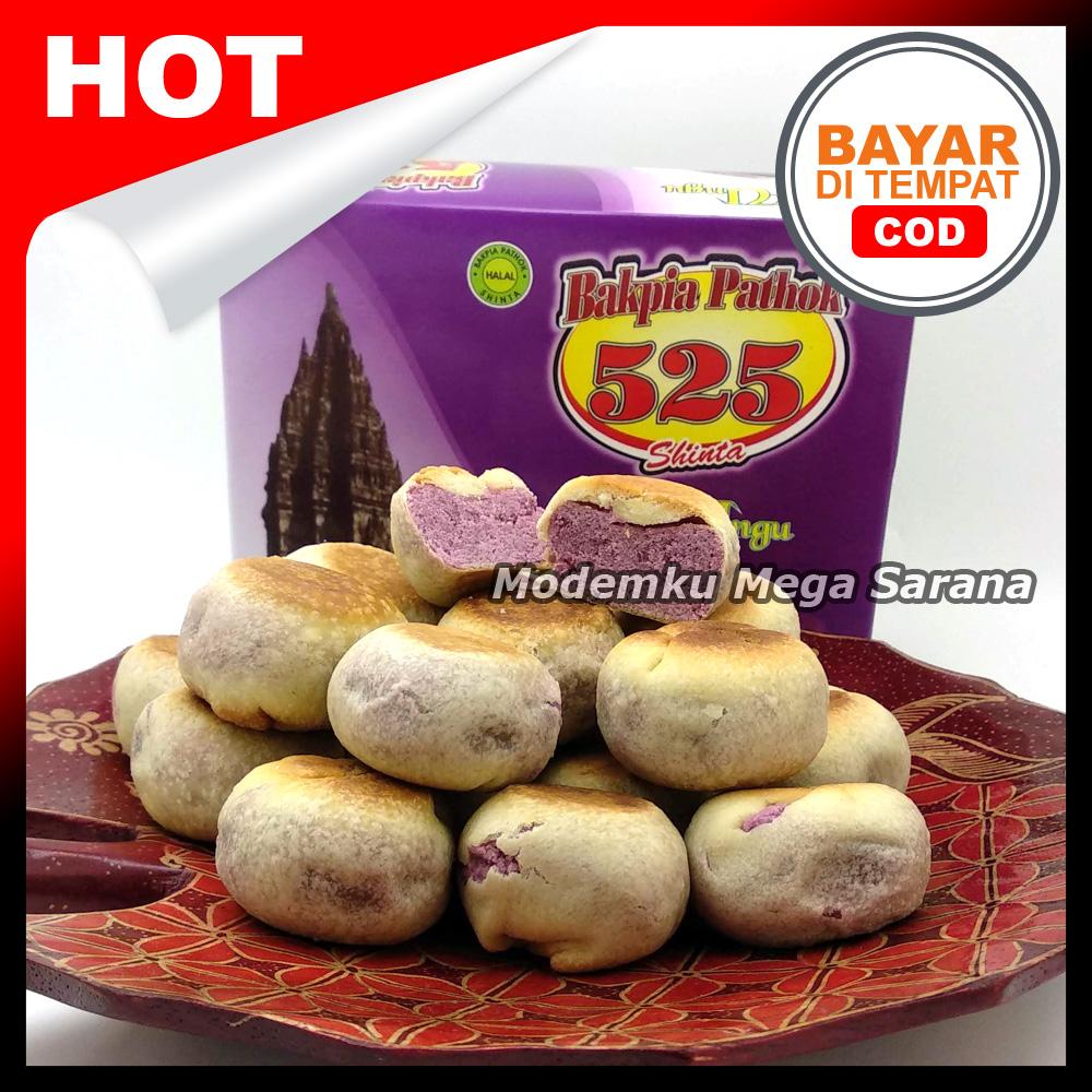Khas Jogja Bakpia Pathok 525 Asli Jogja - Kering - Ubi Telo Ungu - Isi 20 Biji