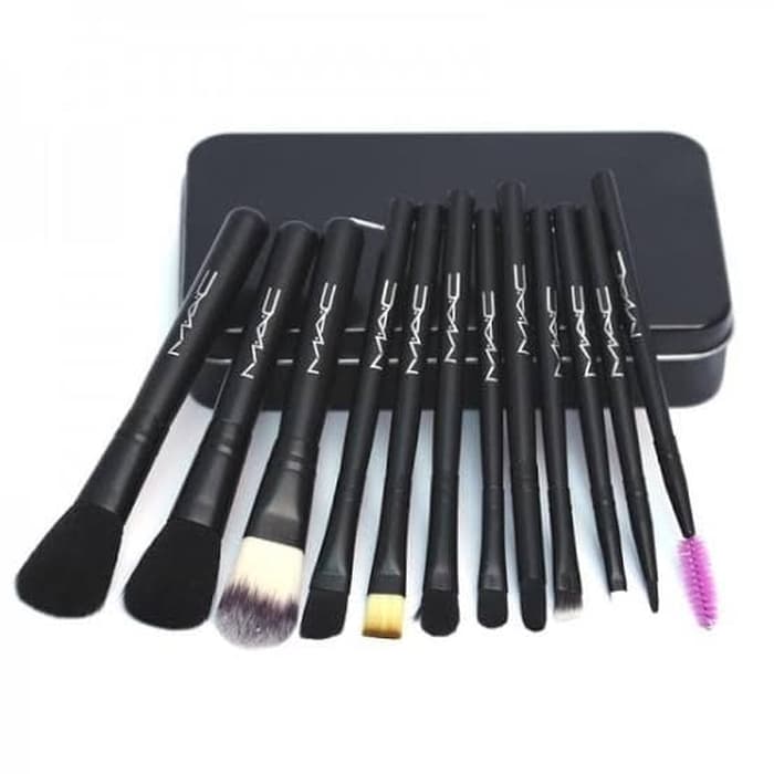 Termurah dan Terlaris!!! MAKEUP BRUSH / KUAS MAKEUP M.A.C ISI 12 JENIS BRUSH B2008 Sedia Juga Make up lengkap murah/Make up lengkap murah 1 set/Make up wardah lengkap/Make up remaja