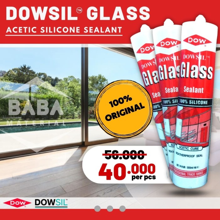 DOWSIL Silicone Sealant Glass Lazada Indonesia