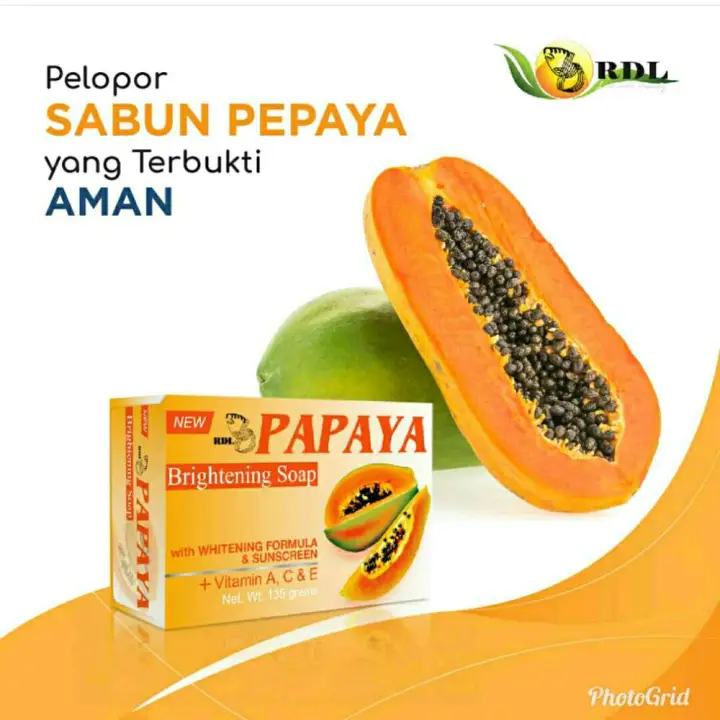 Sabun Pepaya Rdl Papaya Rdl Soap 70 Gram Original Bpom Lazada Indonesia
