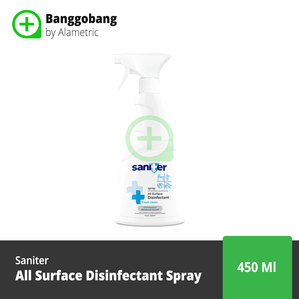 Saniter All Surface Disinfectant Spray 450Ml Banggobang Lazada