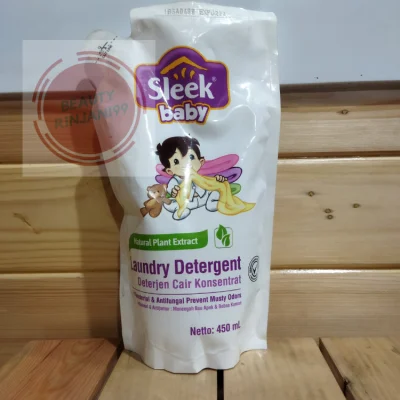 Sleek Baby Laundry Detergent Pouch 450 mL/sabun cuci bayi/deterjen cair/sabun cuci cair