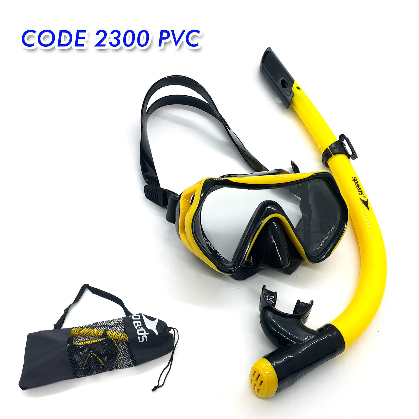 Diving Mask Kacamata Dan Pipa Snorkel Snorkling Alat Selam Speeds Type 2300