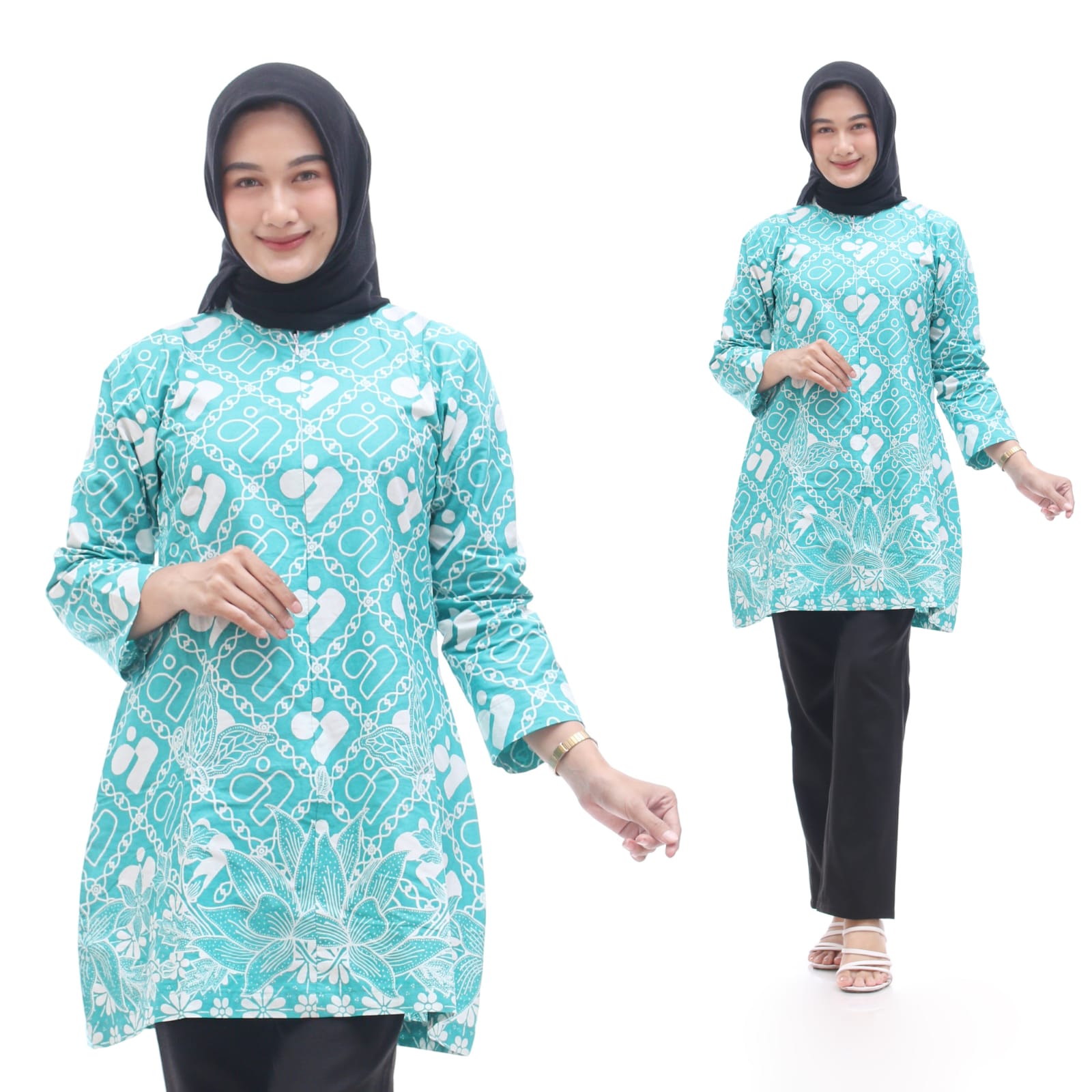 SERAGAM BATIK BKKBN\ BAJU SERAGAM WANITA KERJA TUNIK BATIK SERAGAM