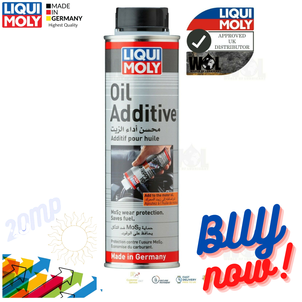 Liqui Moly Oil Additive Mos2 300ML German Lazada Indonesia