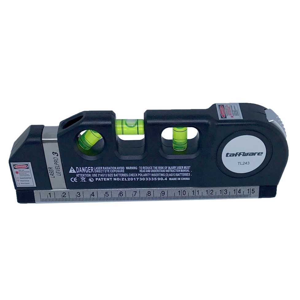 Water Pass Laser Waterpass Waterpas Meteran Penggaris Laser Level Digital 4 IN 1 dengan