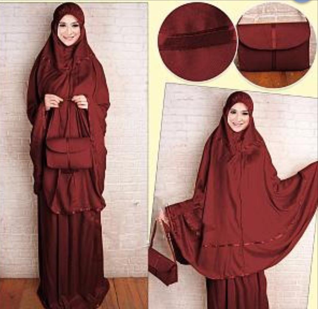 Bisa Bayar Di Tempat (COD)mukenah dewasa mukena muslimah sarung perlengkapan shalat katun rayon sakura