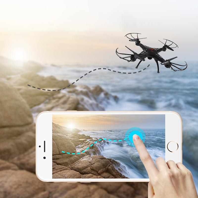 ABH Helikopter X5C Pesawat Empat Sumbu Drone Pesawat WIFI Waktu Nyata Pengendali Jarak Jauh