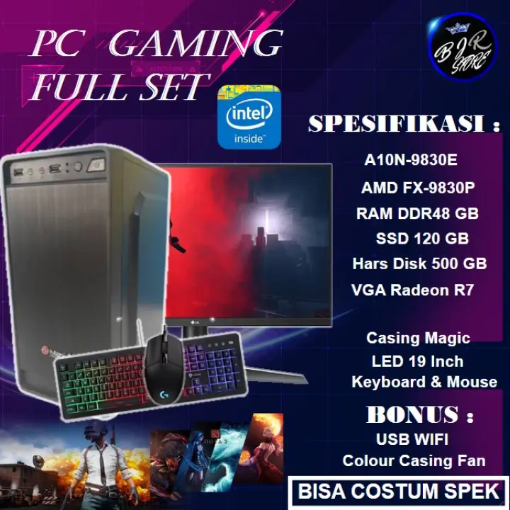 Pc 5 Pc Gaming Amd Fx 90p A10n 90e Vga Radeon R7 Intergrated E77 Lazada Indonesia