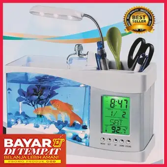 Terlaris Aquarium Mini Portable Usb Desktop Aquarium Mini