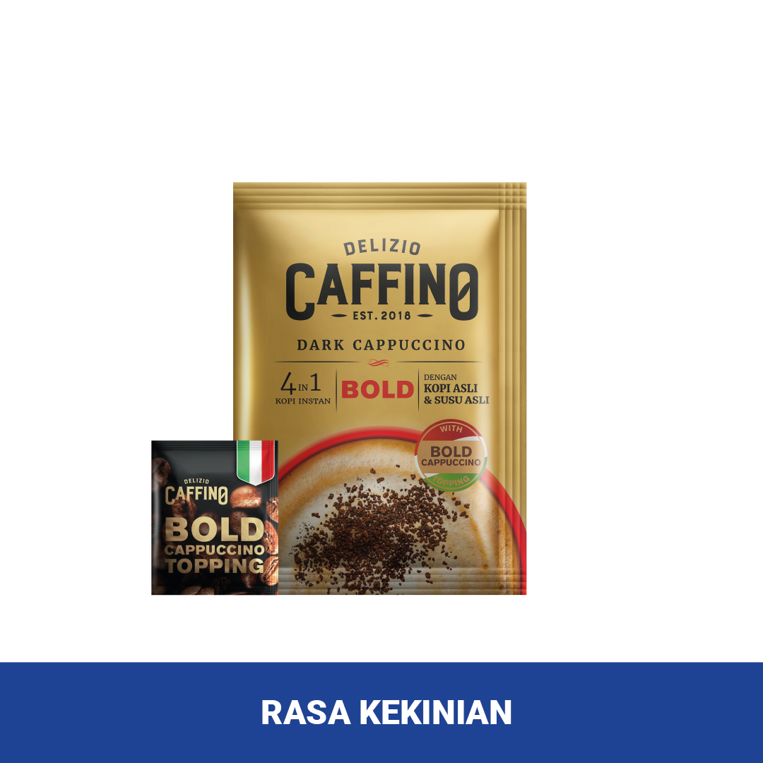Kopi Sachet Caffino Bold Dark Cappucino 1 Renceng isi 15 Sachet Kopi