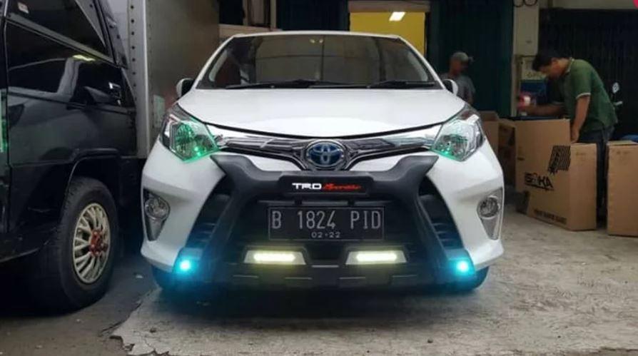TANDUK DEPAN ALL NEW RUSH/TERIOS 2018 TANDUK FRONT BUMPER GUARD RUSH TERIOS 2018 MODEL LUXURY 4 LAMPU