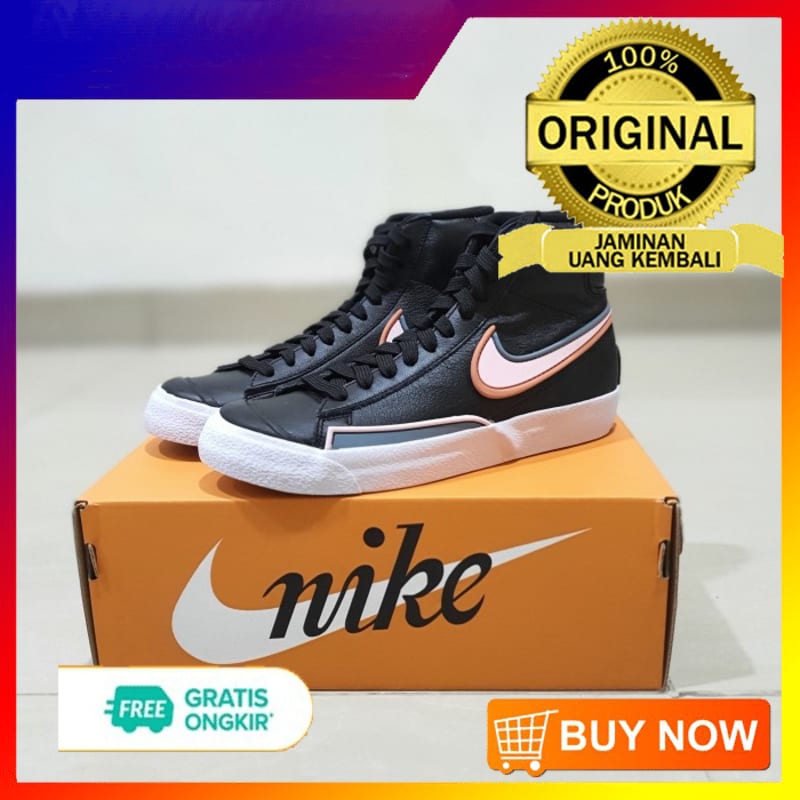 Nike Blazer Mid 77 Infinite Black - 100% ORIGINAL - 37.5 | Lazada Indonesia