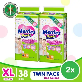 merries pampers xl