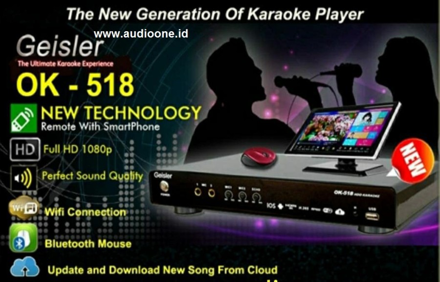 Geisler OK518 HDD Karaoke Player Lazada Indonesia