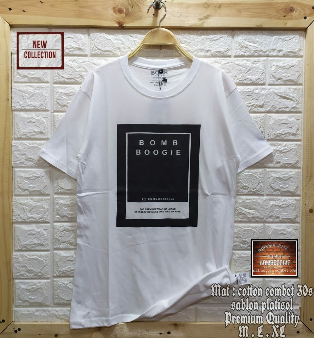 Kaos Distro Terlaris/T Shirt Bombogie 