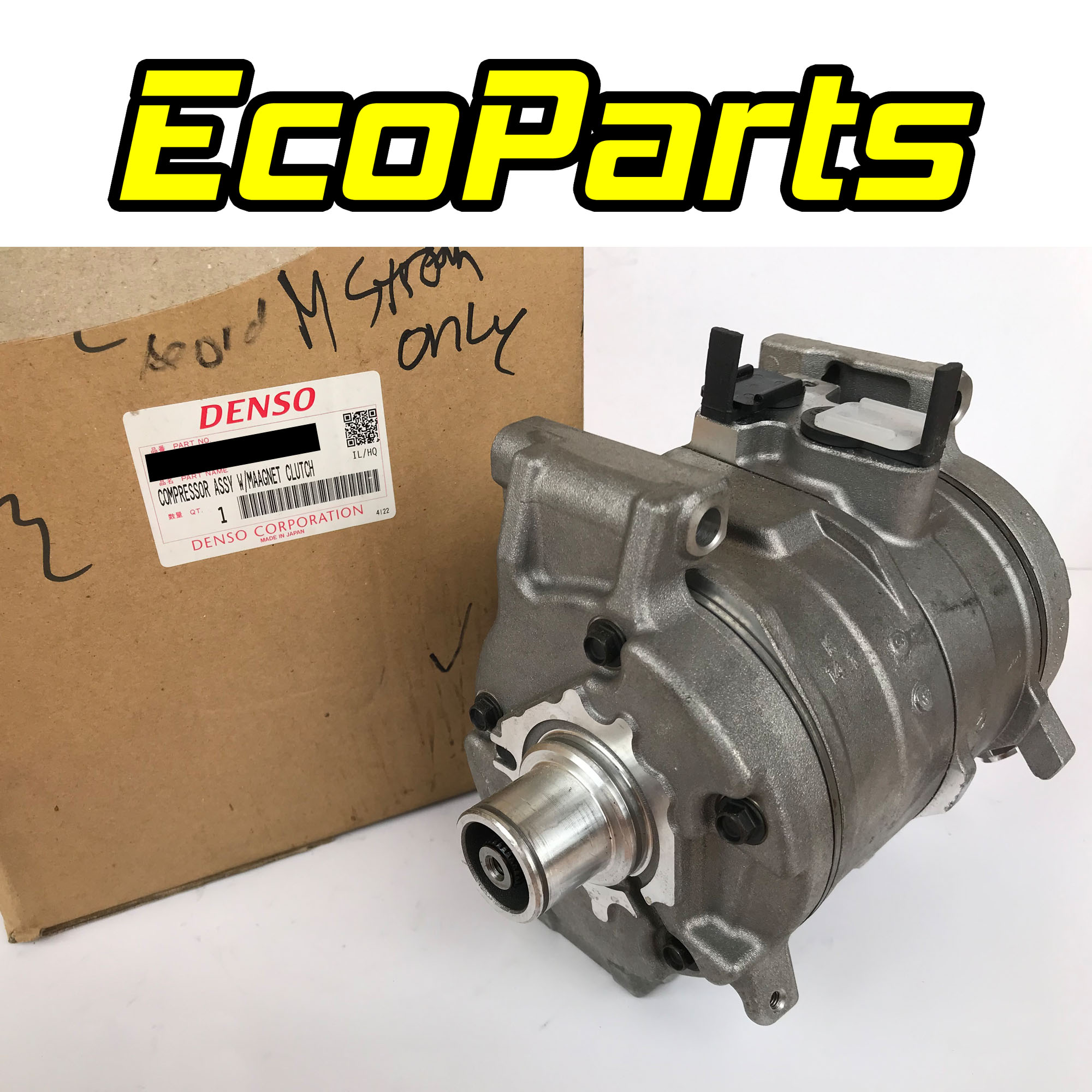 Kompresor Compressor AC Honda Accord Acord Stream DENSO ASLI Lazada