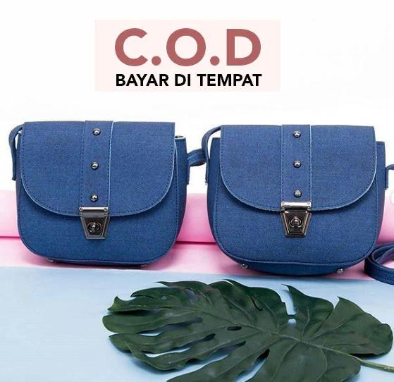 Four sisters - Tas Selempang dan Bahu Wanita Tas Wanita TERMURAH dan Terlengkap Bag Xora Blue