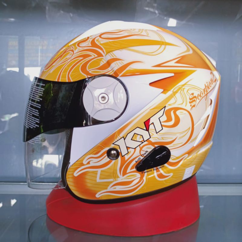 Helm Half Face Scorpion 2/indofison Original Helm Pria Helm Murah