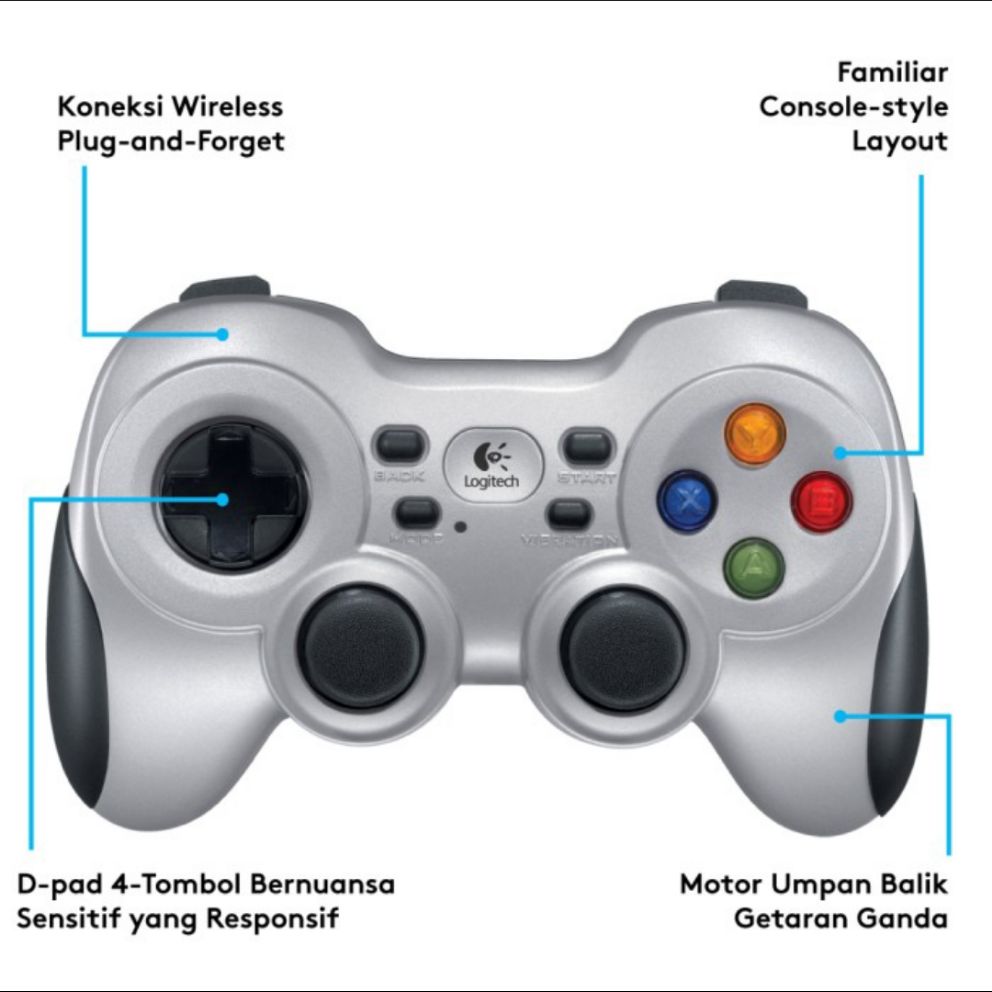 Logitech Wireless Gamepad F710 Driver Windows 7 LOGITECH F710 GAMEPAD WIRELESS | Lazada Indonesia