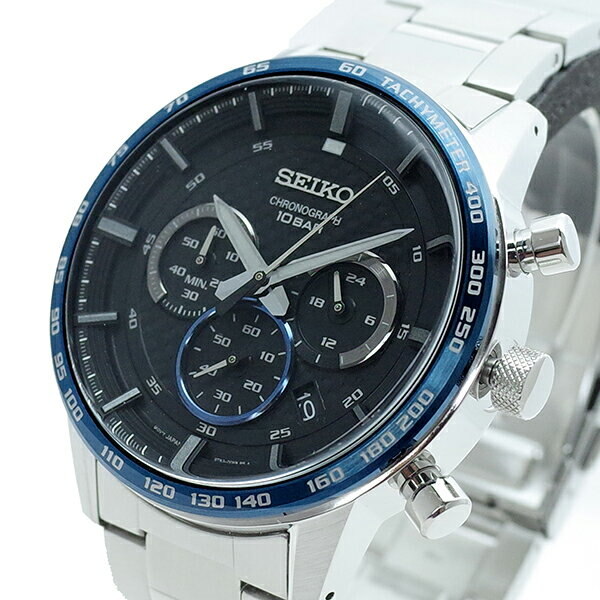 Jam Tangan Pria Seiko SSB357P1 Chronograph Neo Sport Silver Stainless Steel  | Lazada Indonesia