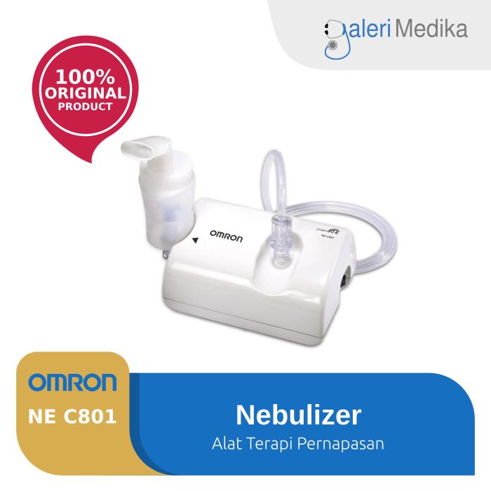 Nebulizer Omron NE-C801 / Alat Terapi Pernapasan Garansi Resmi