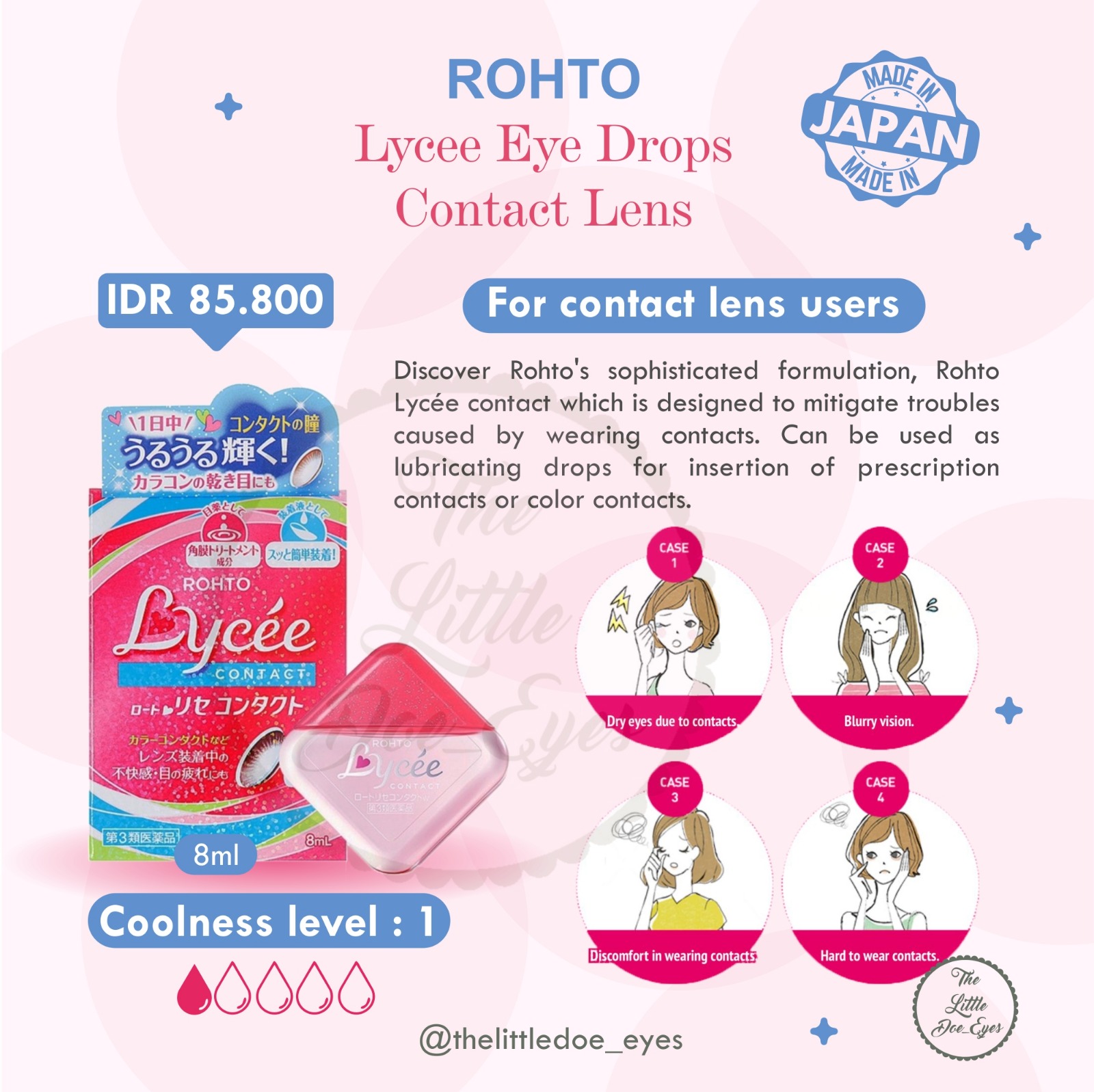 Rotho Lycee Eye Drops Contact Lens | Lazada Indonesia