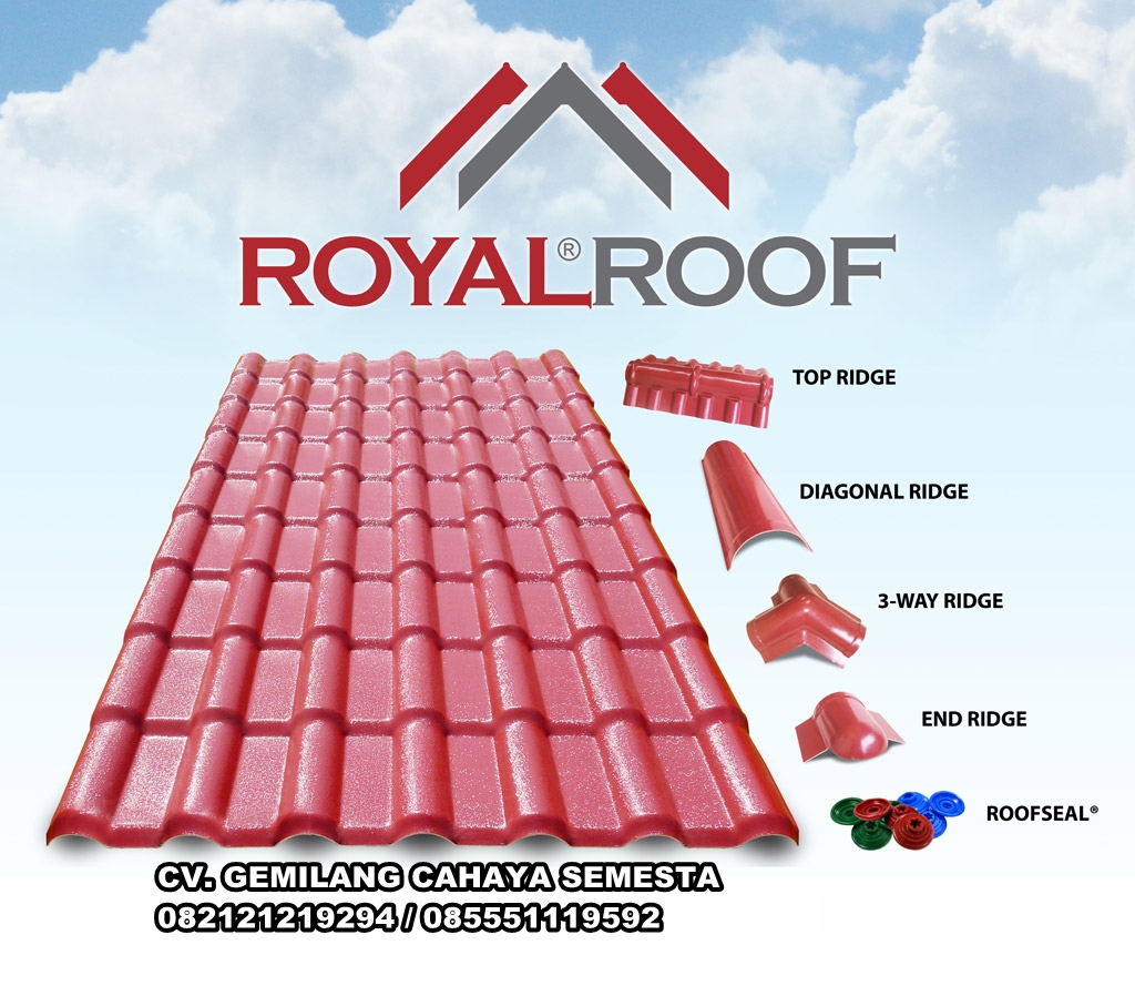 Atap UPVC ROYALRoof Lazada Indonesia