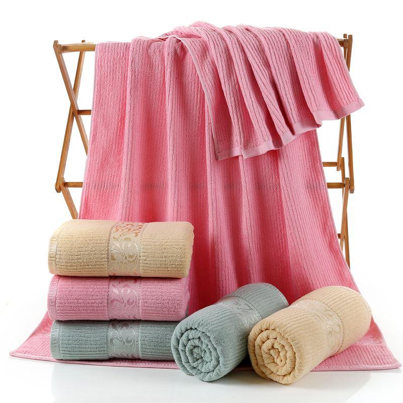 Cỡ Lớn Số Khăn Tắm 100% Cotton Khăn Đi Biển Khách Sạn Tăng Dày 90*180 Cỡ Lớn Mềm Mại Hút Nước Nam Giới Và Phụ Nữ