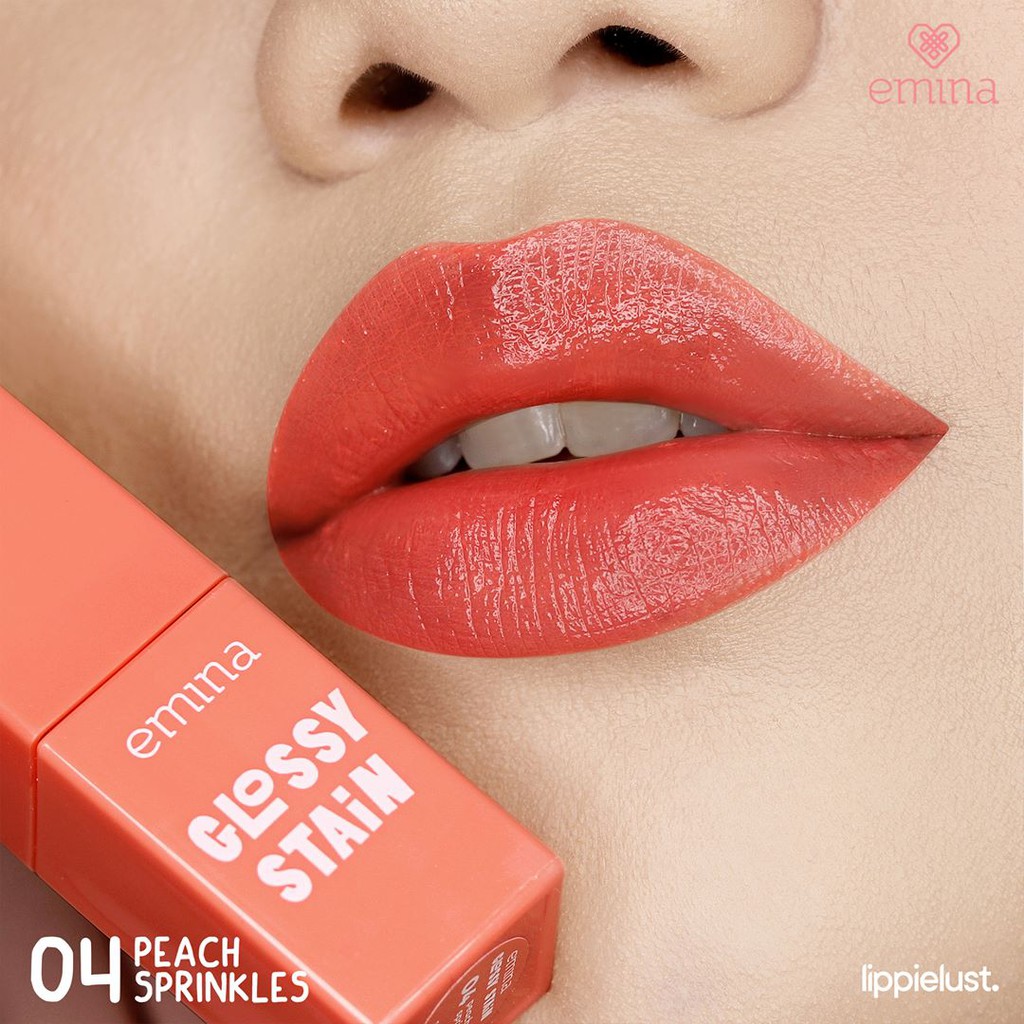 EMINA Glossy Stain Lip tint gel finishing glossy 3gr Lazada Indonesia
