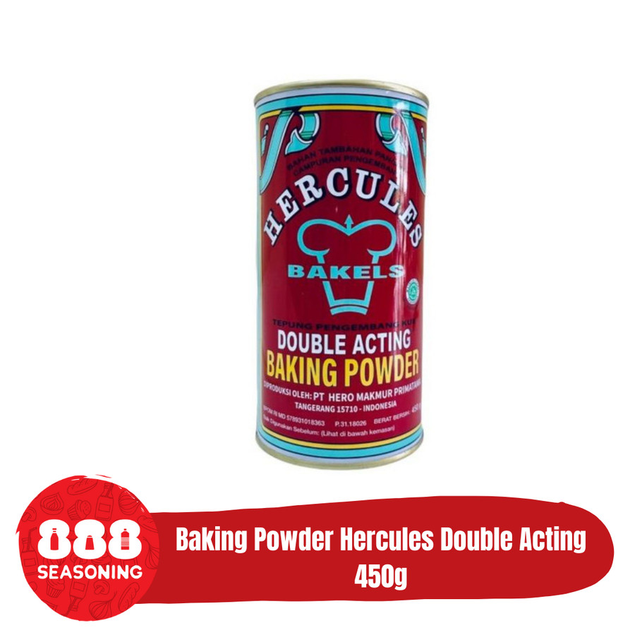 BAKING POWDER DOUBLE ACTING HERCULES 450g | Lazada Indonesia