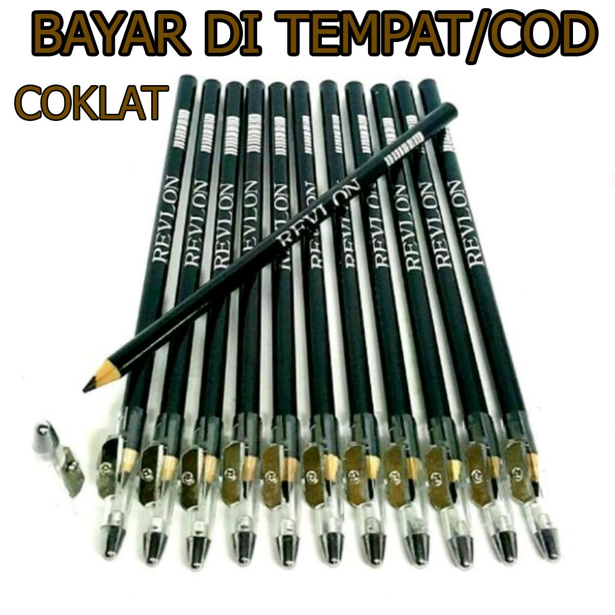 Zacksho (12 Pcs) REVLON MAYBELLINE Eyebrow Pencil & Sharpenter DAVIS