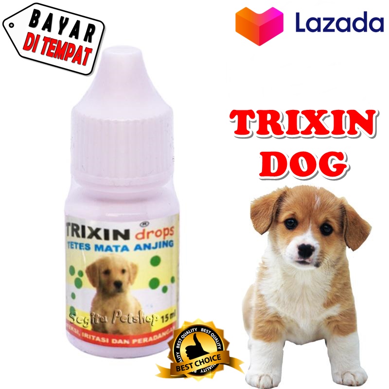 Obat Anjing Obat Tetes Mata Anjing Hidung Anjing Merah Berair Belekan Iritasi Radang Trixin Dog Kemasan 15ml Lazada Indonesia