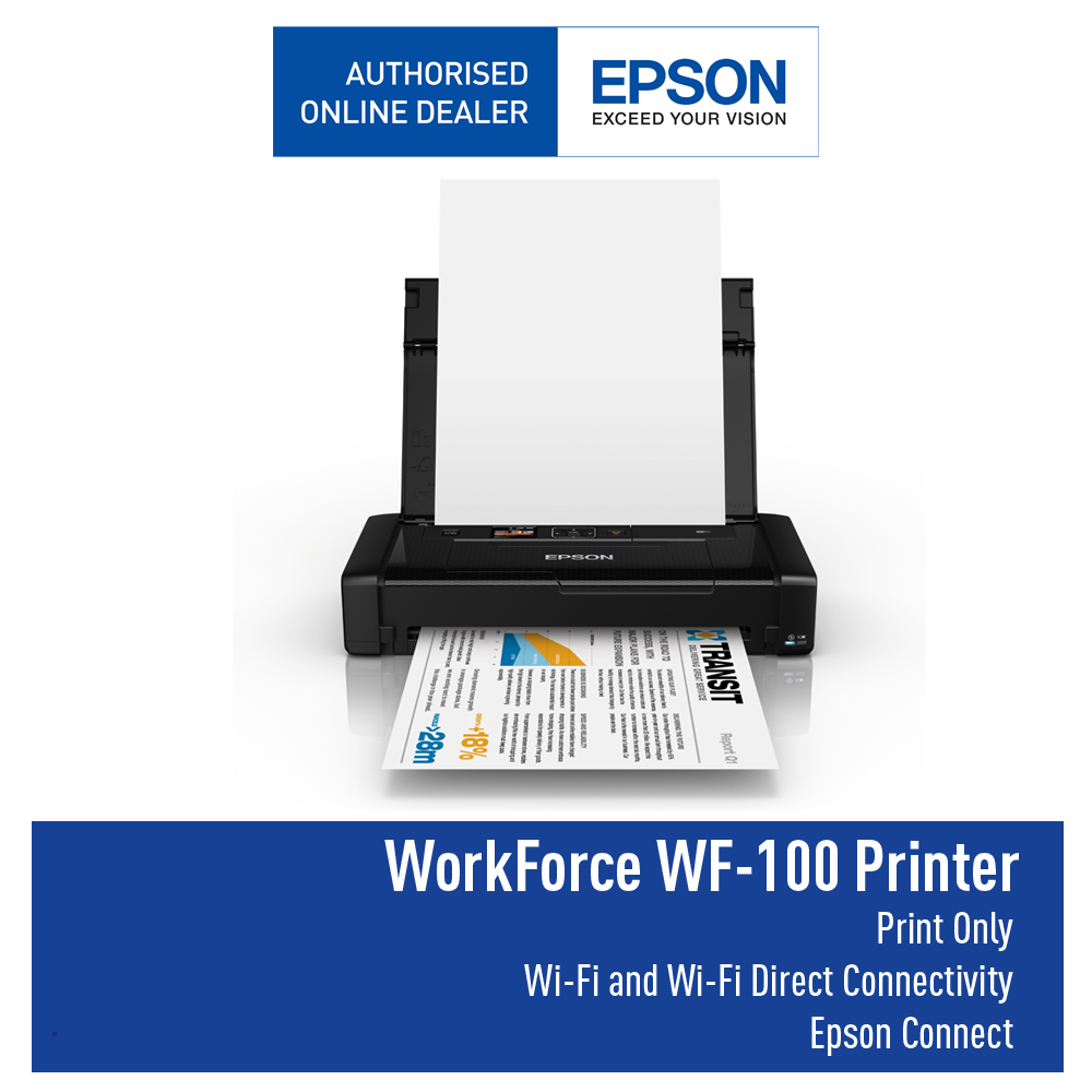 Printer EPSON WF100 EPSON WF100 EPSON WF 100 Portable Garansi Resmi
